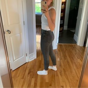Gap grey tight leg jeans